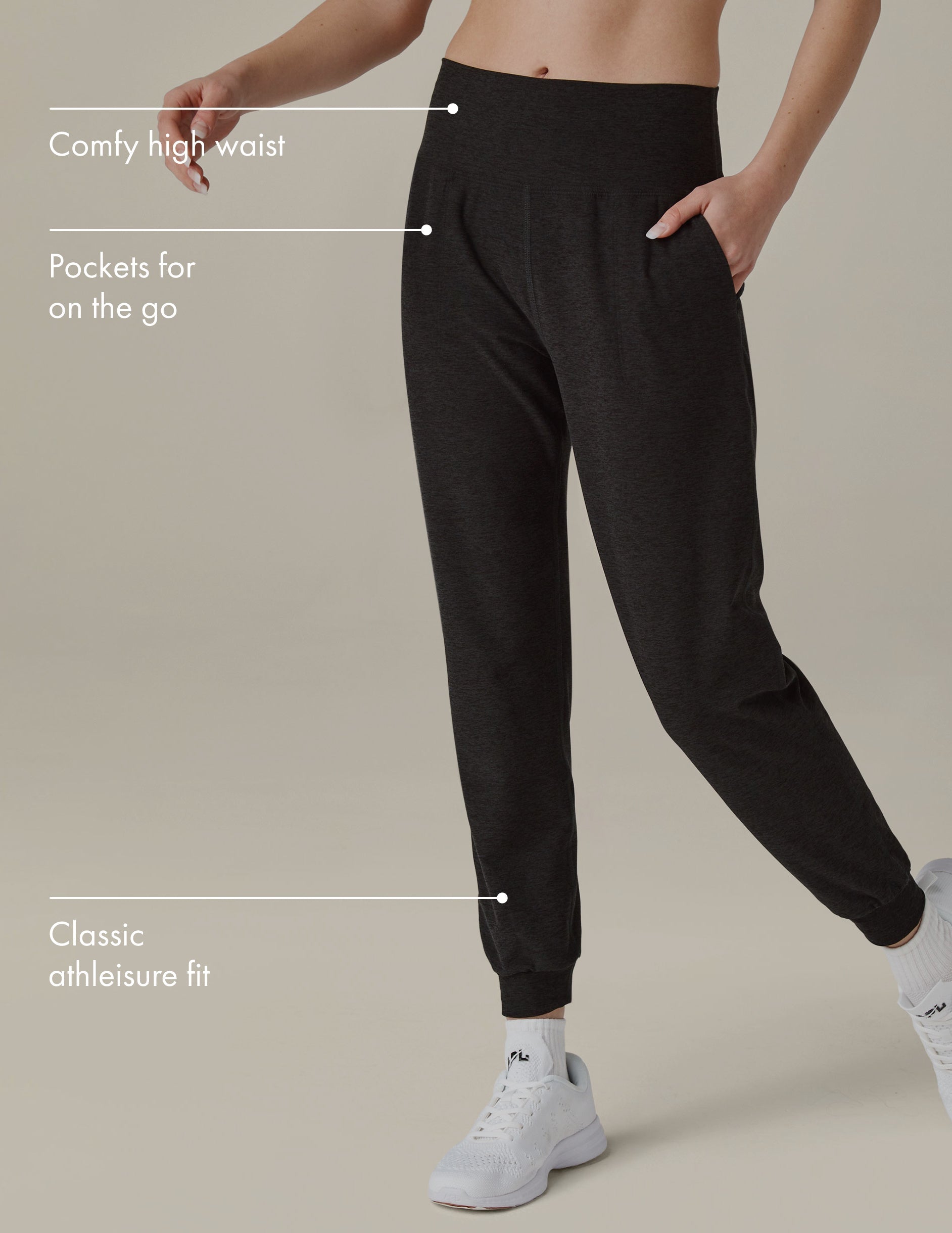 Beyond Yoga Spacedye Midi Jogger: Ultra-Soft Tapered Athleisure Comfort Pants
