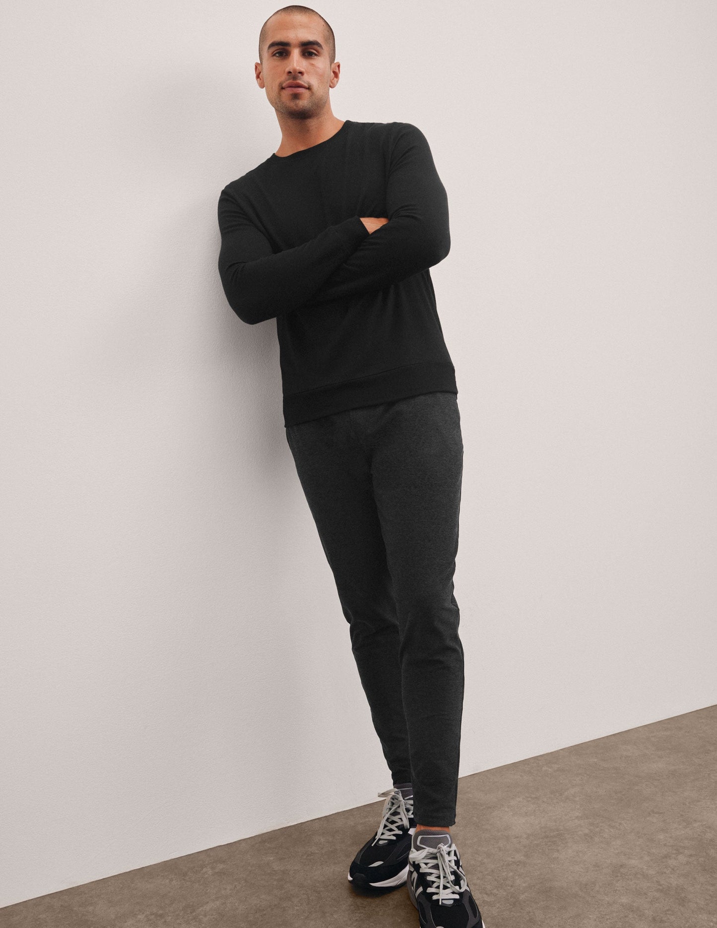 Premium Men's Spacedye Athleisure Pants: Slim Fit, Comfortable, Versatile Style