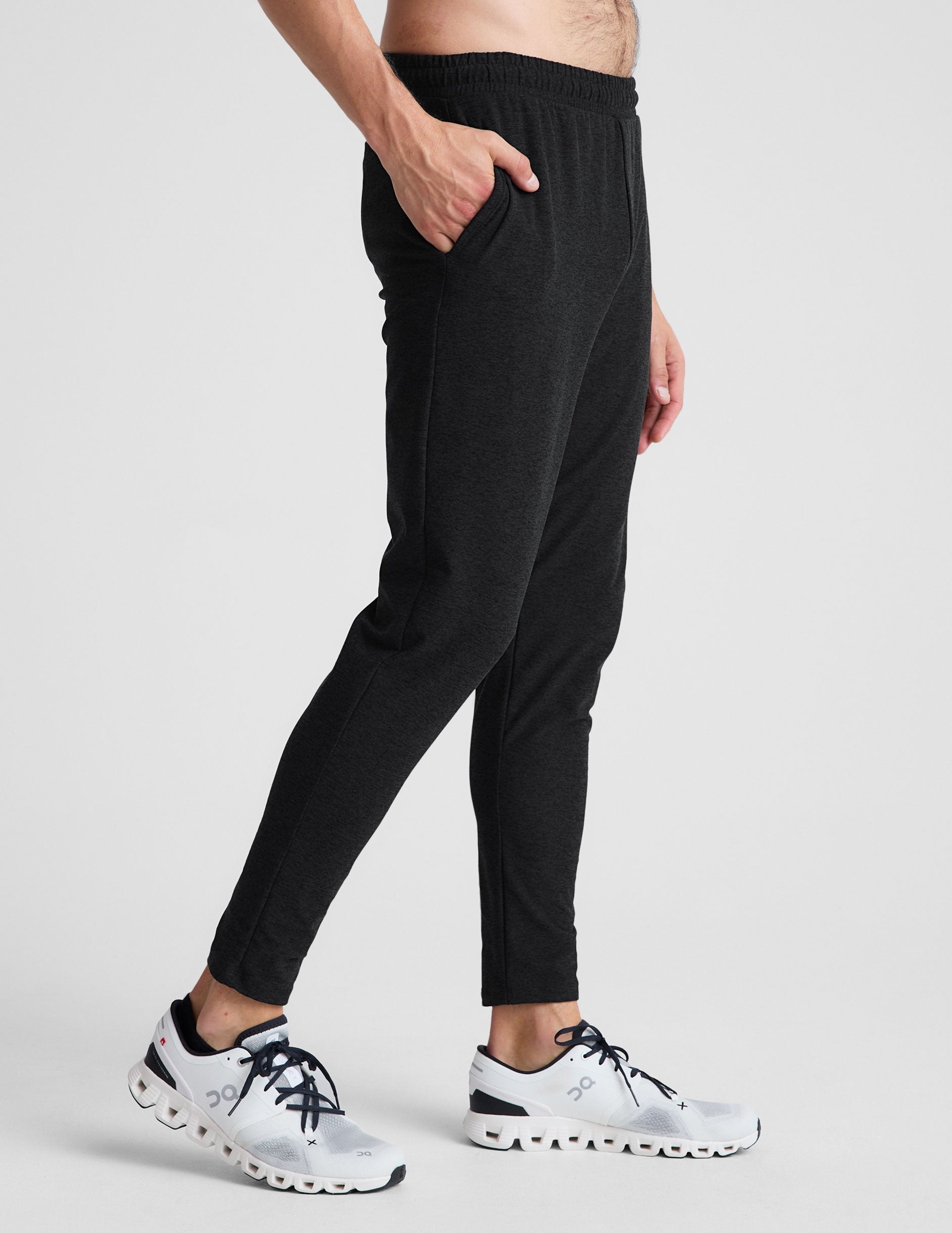 Premium Men's Spacedye Athleisure Pants: Slim Fit, Comfortable, Versatile Style