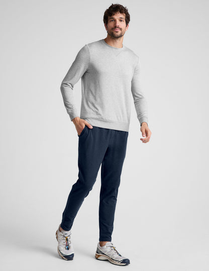 Men's Spacedye Slim Fit Athleisure Pants: Pockets, Drawcord, Comfort, Style