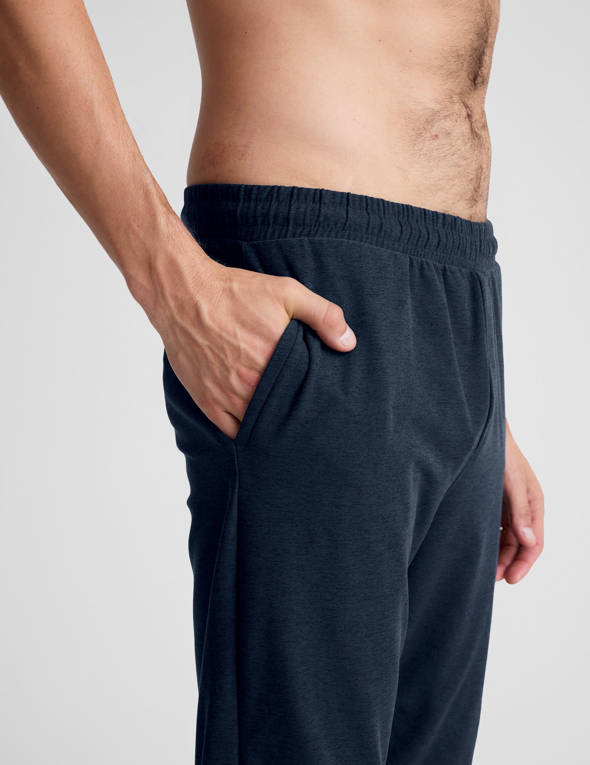 Men's Spacedye Slim Fit Athleisure Pants: Pockets, Drawcord, Comfort, Style