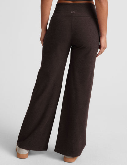 Ultra-Soft Spacedye Wide Leg Lounge Pants with Pockets, High-Waist