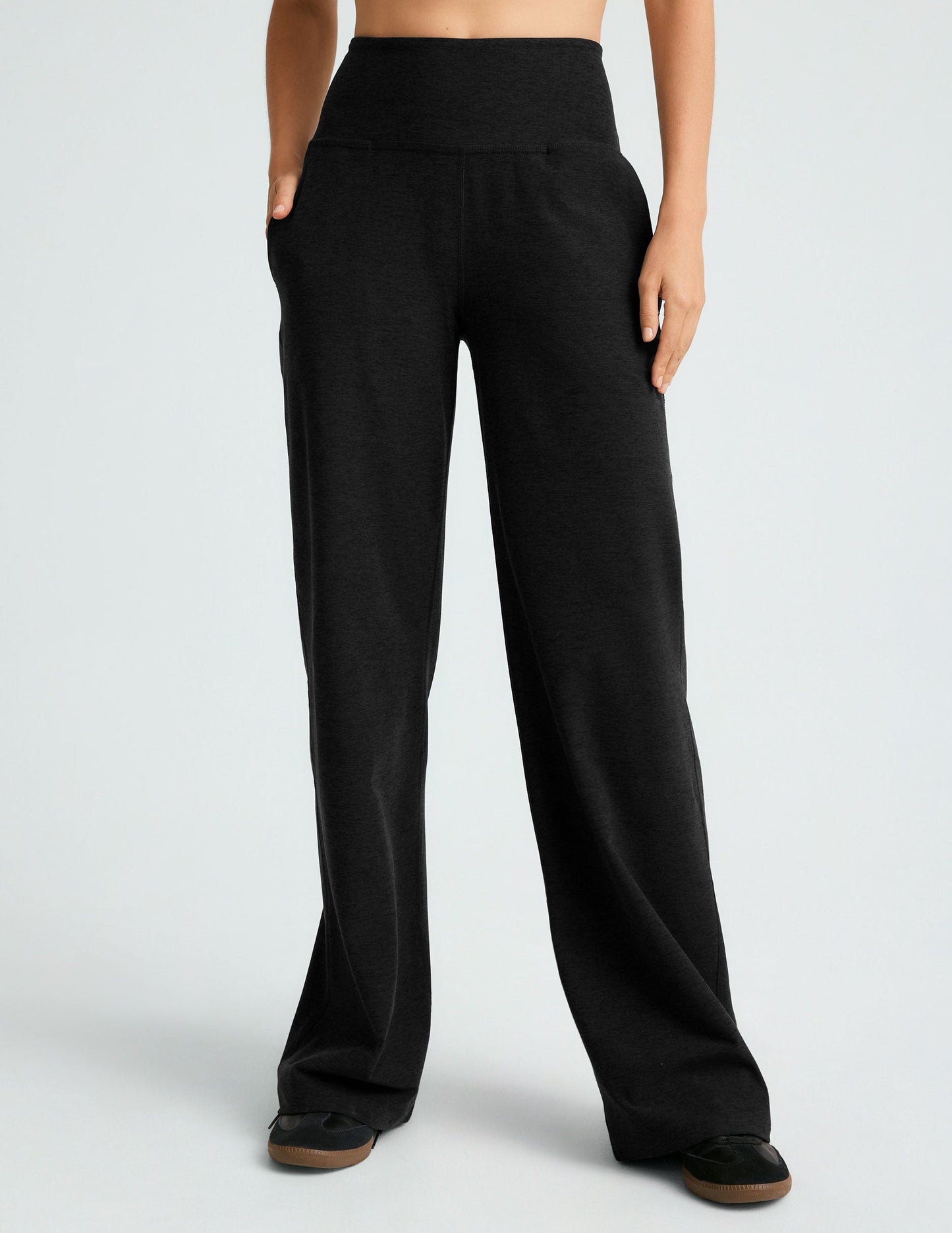 Beyond Yoga Spacedye High-Waisted Wide Leg Lounge Pants with Pockets