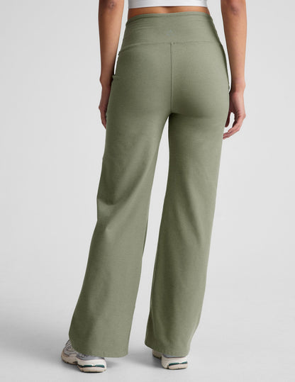 Spacedye Ultra-Soft High-Waisted Wide Leg Pants with Handy Side Pockets