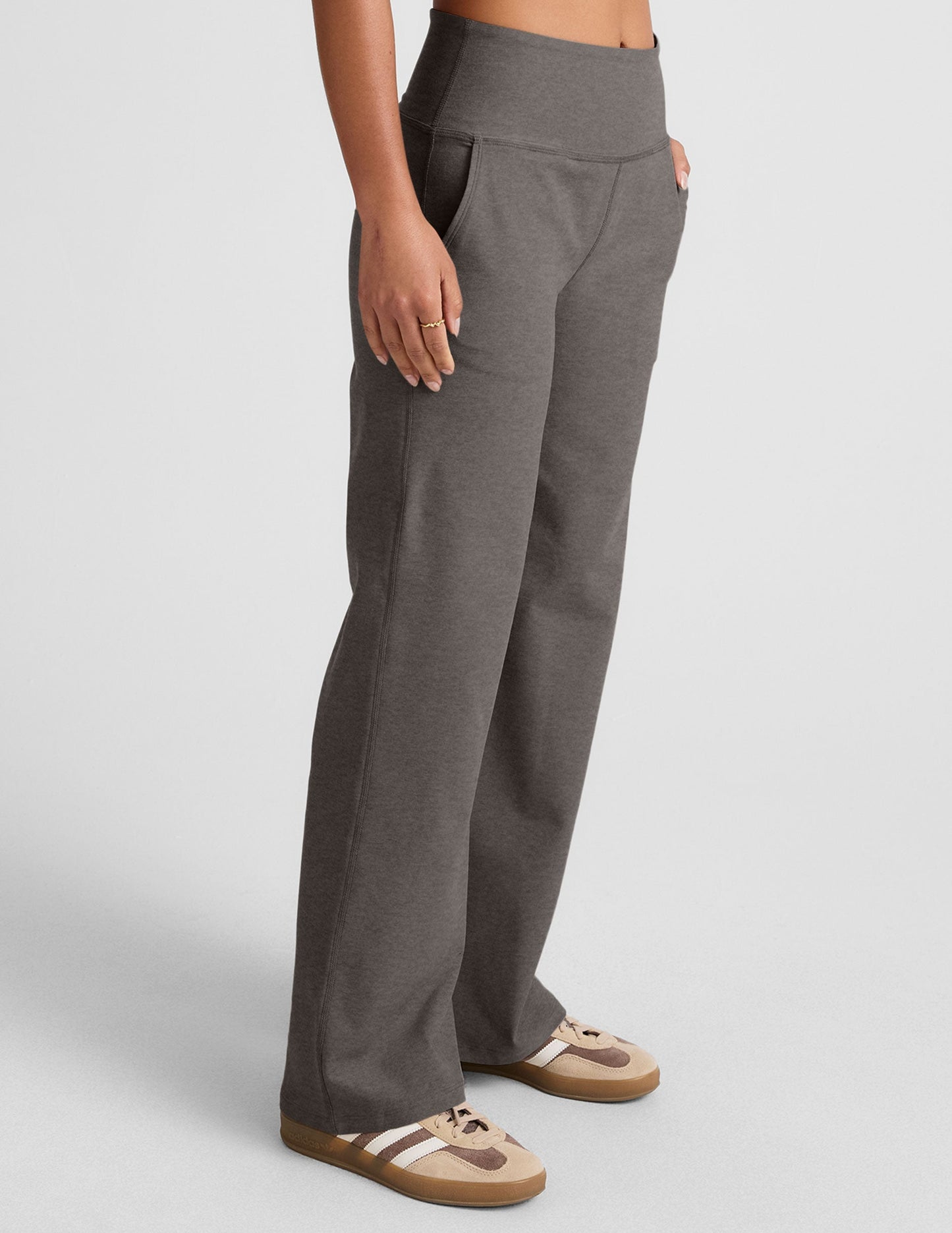 Beyond Yoga Spacedye High-Waisted Wide Leg Lounge Pants with Pockets