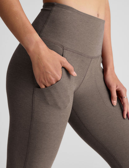 Spacedye High Waisted Bootcut Pants with Pockets, Ultimate Comfort & Style