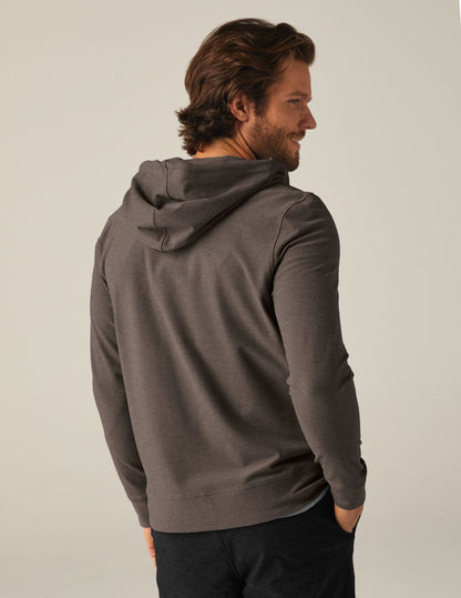 Men's Freefit Full-Zip Hoodie: Comfortable Spacedye Performance Jacket with Pockets