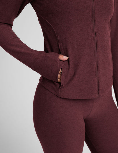 Women's Spacedye Active Jacket: Moisture-Wicking Zip-Up for Hiking & Trails