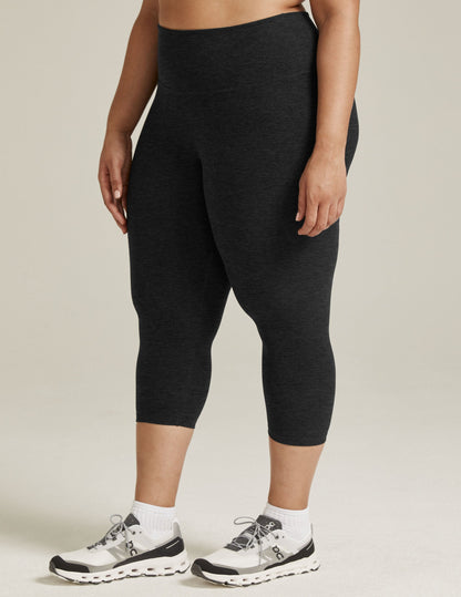 Buttery Soft Spacedye High-Waisted Capri Leggings: Ultimate Yoga & Active Comfort