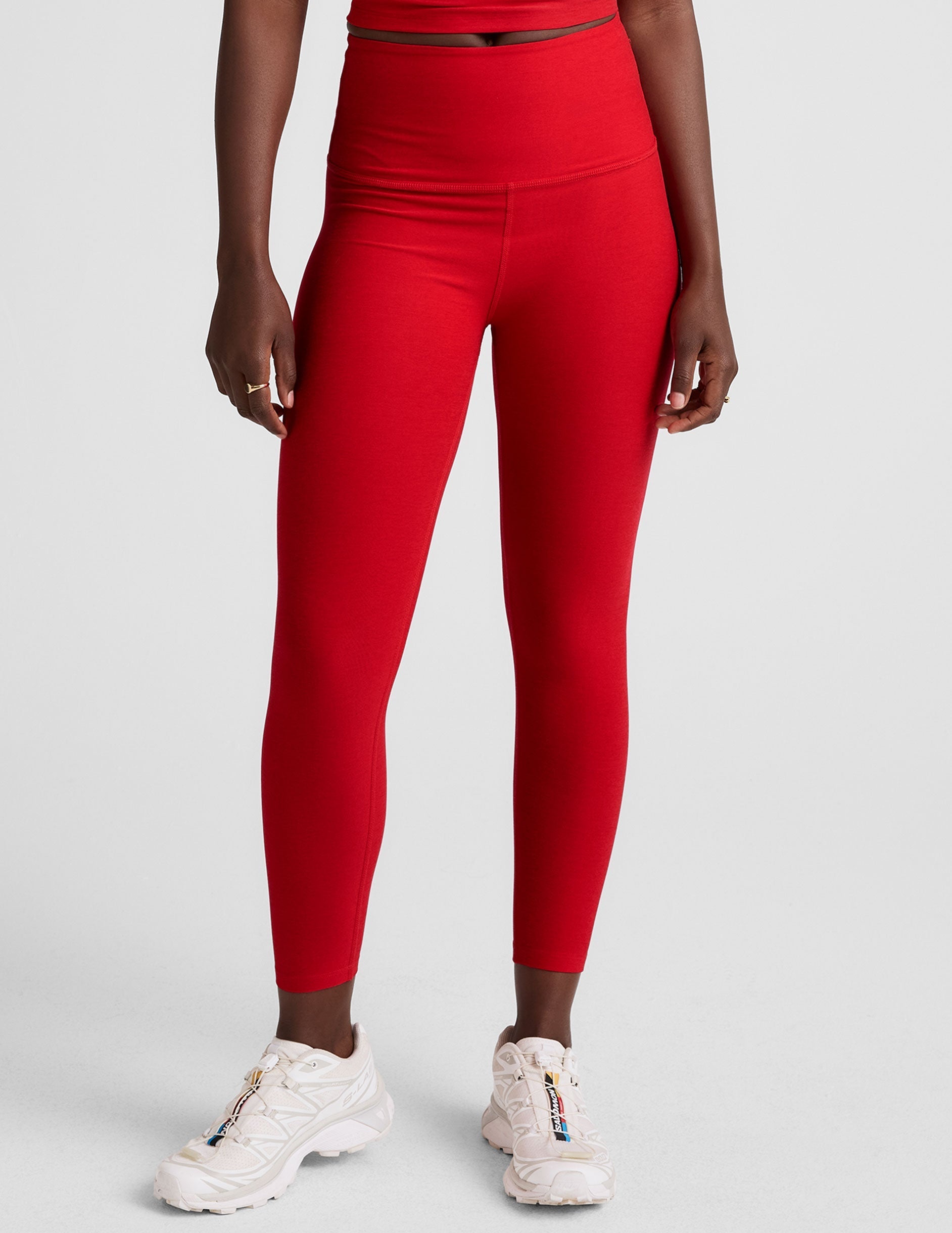 Luxurious Spacedye High-Waisted Capri Leggings: Ultimate Comfort for Active Lifestyles