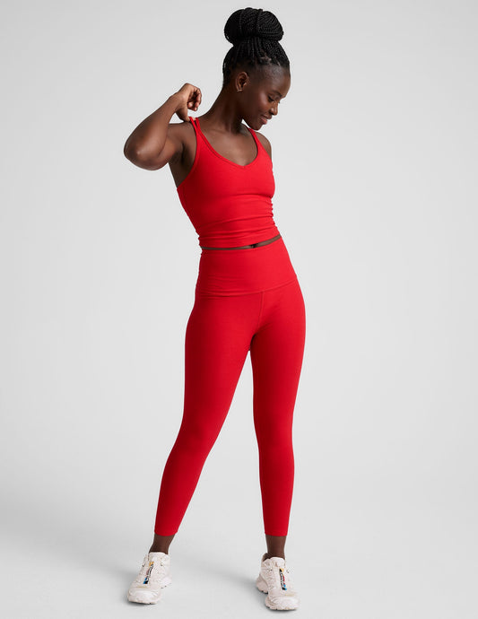 Luxurious Spacedye High-Waisted Capri Leggings: Ultimate Comfort for Active Lifestyles