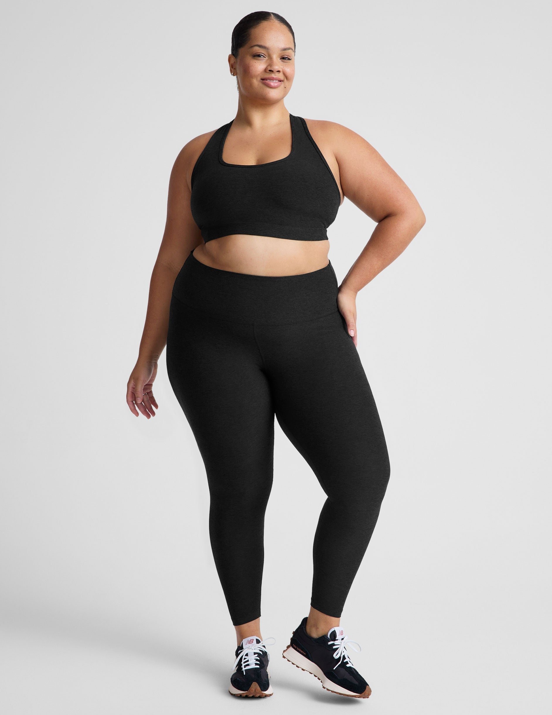 Premium Spacedye High Waisted Midi Leggings: Soft, Supportive, Flattering Fit