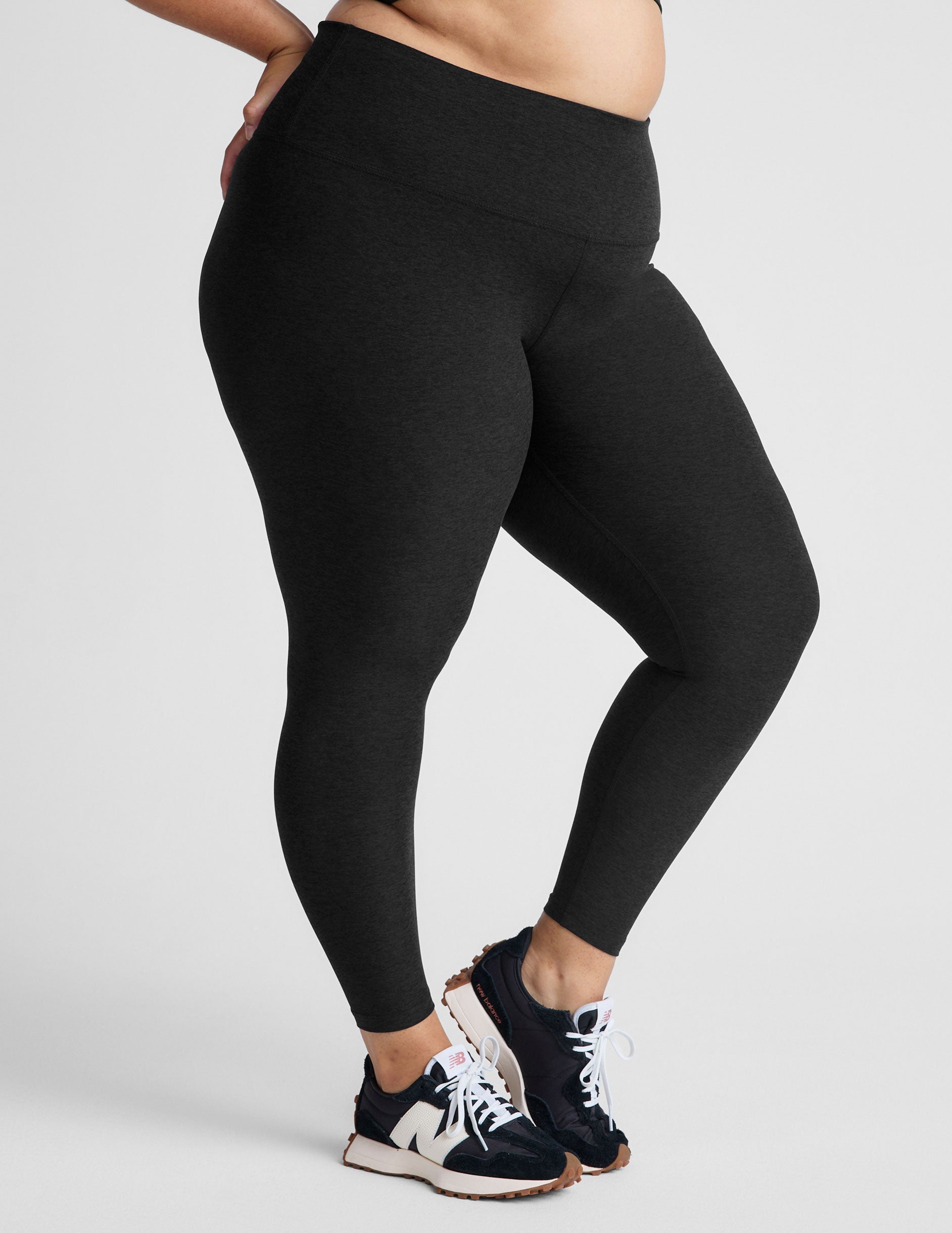 Premium Spacedye High Waisted Midi Leggings: Soft, Supportive, Flattering Fit