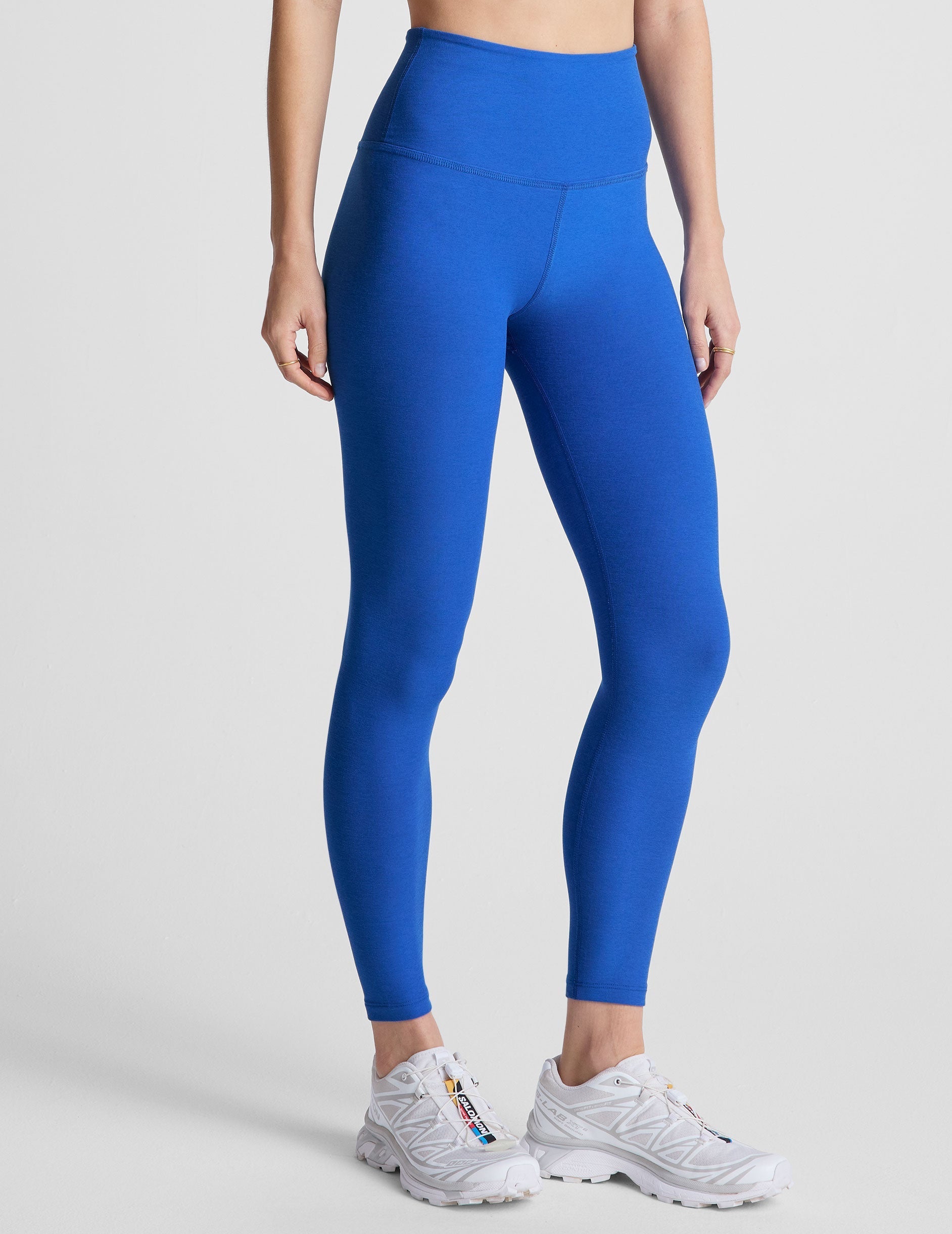 Ultra-Soft Spacedye High-Waisted Midi Leggings for Ultimate Comfort & Style