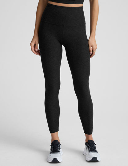 Premium Spacedye High Waisted Midi Leggings: Soft, Supportive, Flattering Fit