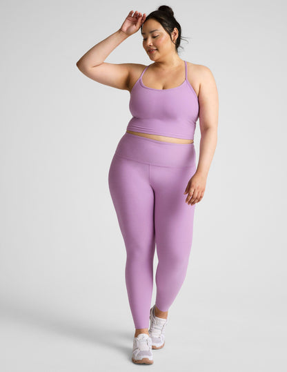 Buttery Soft Spacedye High-Waisted Midi Leggings for Yoga & Everyday Comfort