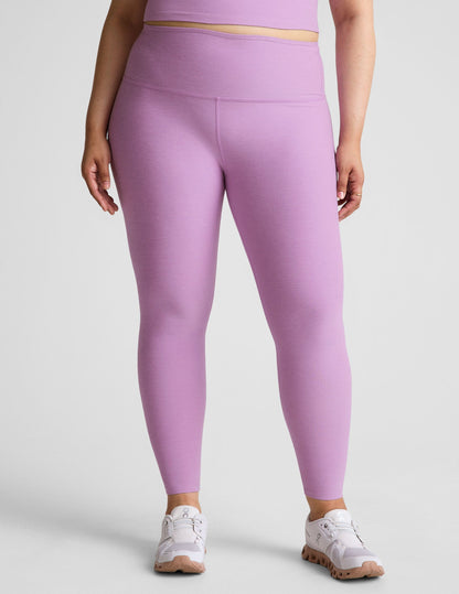 Buttery Soft Spacedye High-Waisted Midi Leggings for Yoga & Everyday Comfort