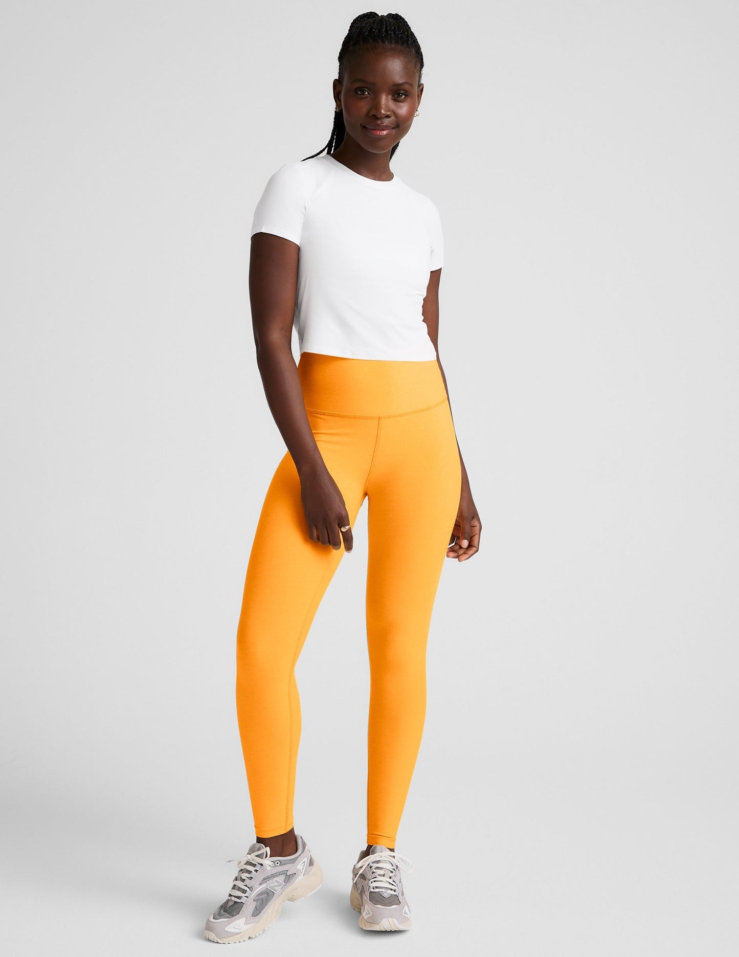 Ultra-Soft Spacedye High-Waisted Midi Legging: Comfortable, Supportive, Flattering Fit