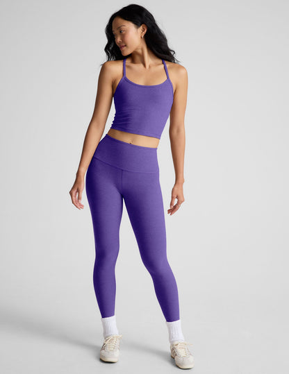 Ultimate Comfort Spacedye High-Waisted Midi Leggings: Buttery Soft, Flattering Fit