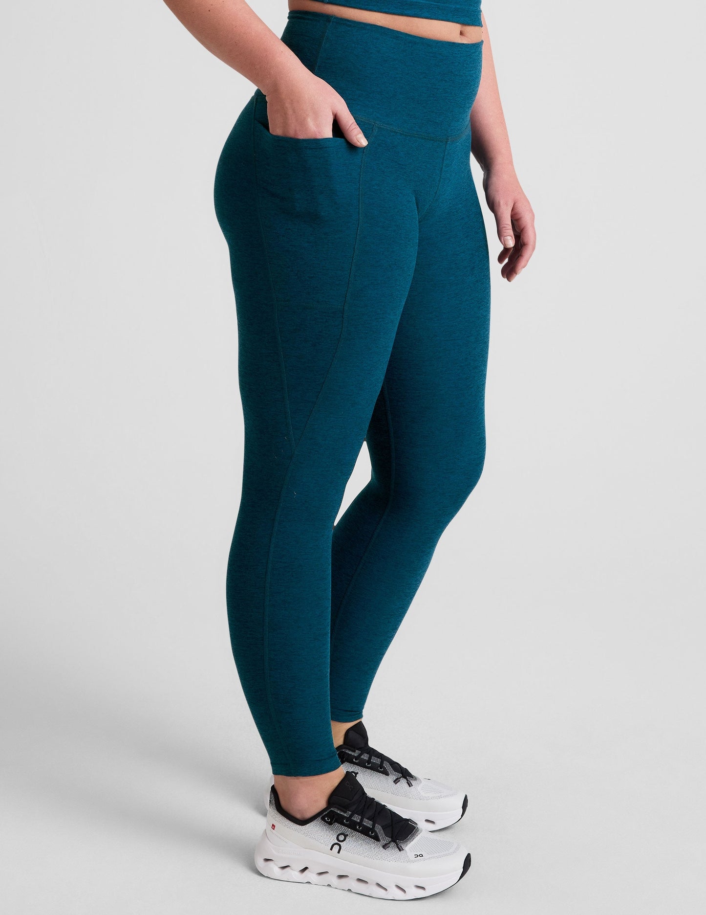 Beyond Yoga Spacedye High-Waisted Midi Legging: Pockets, Comfort, Active Style