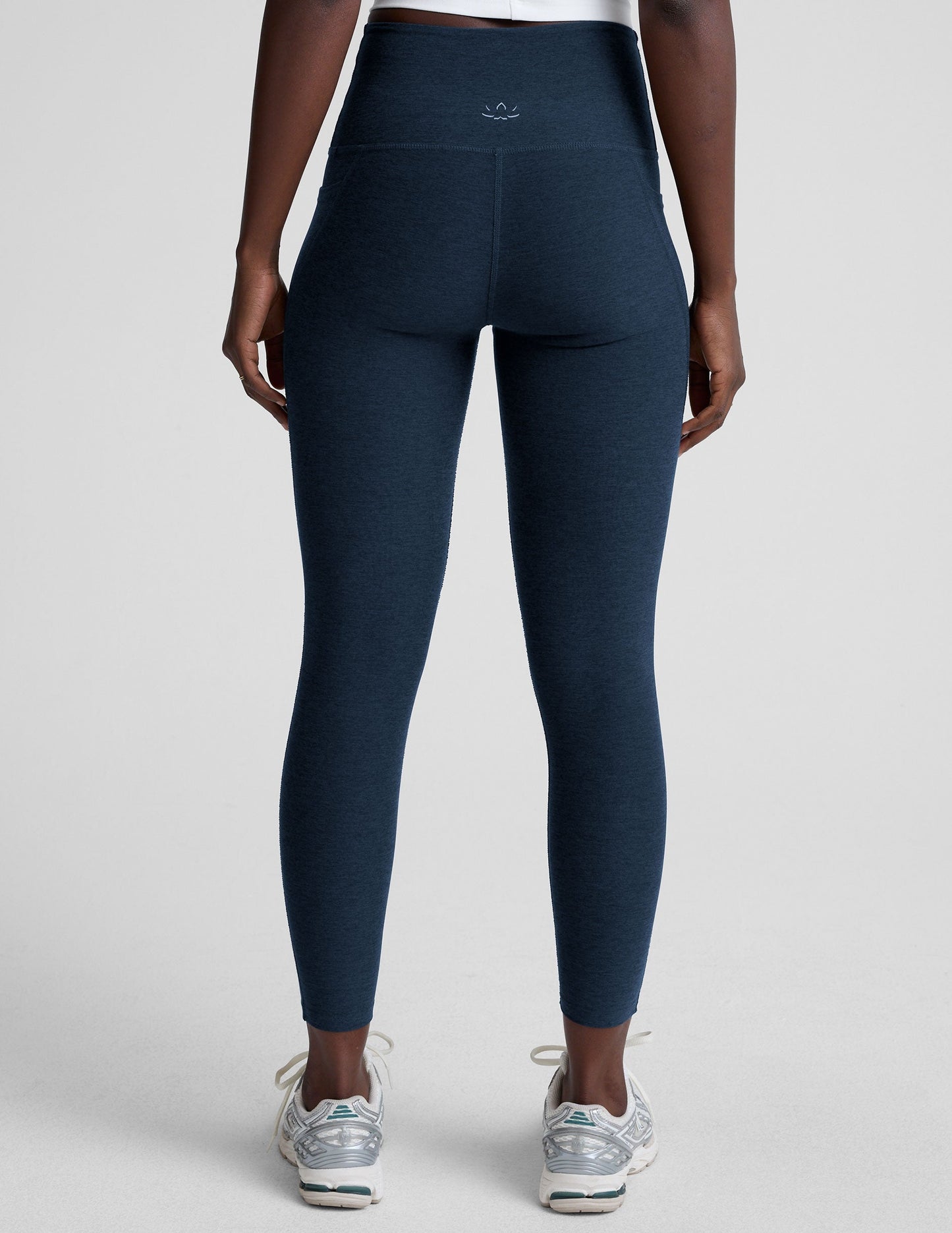 Buttery Soft Spacedye High-Waisted Midi Leggings with Convenient Side Pockets