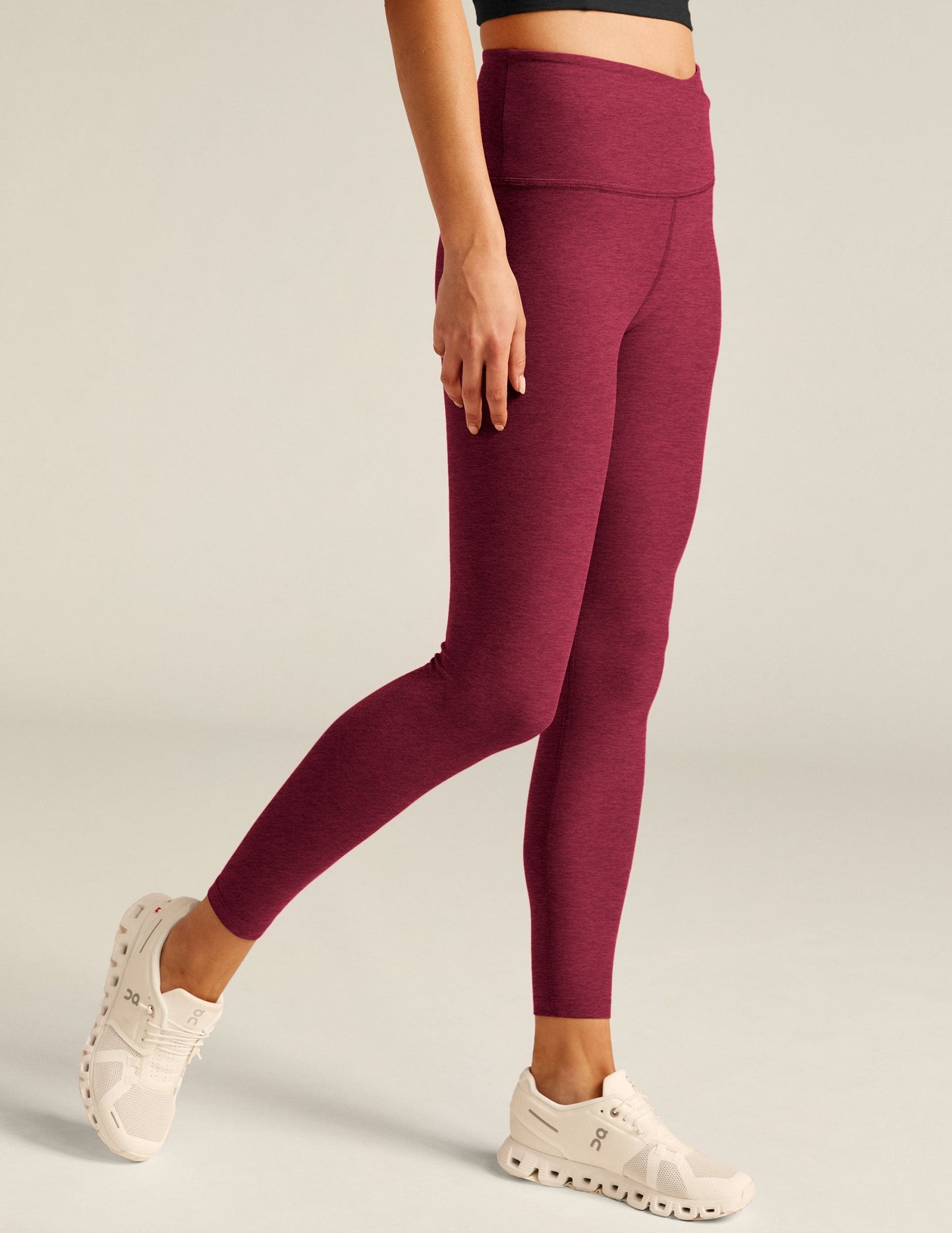 Spacedye High-Waisted Midi Legging: Ultra-Soft Crossover Yoga Activewear for Women