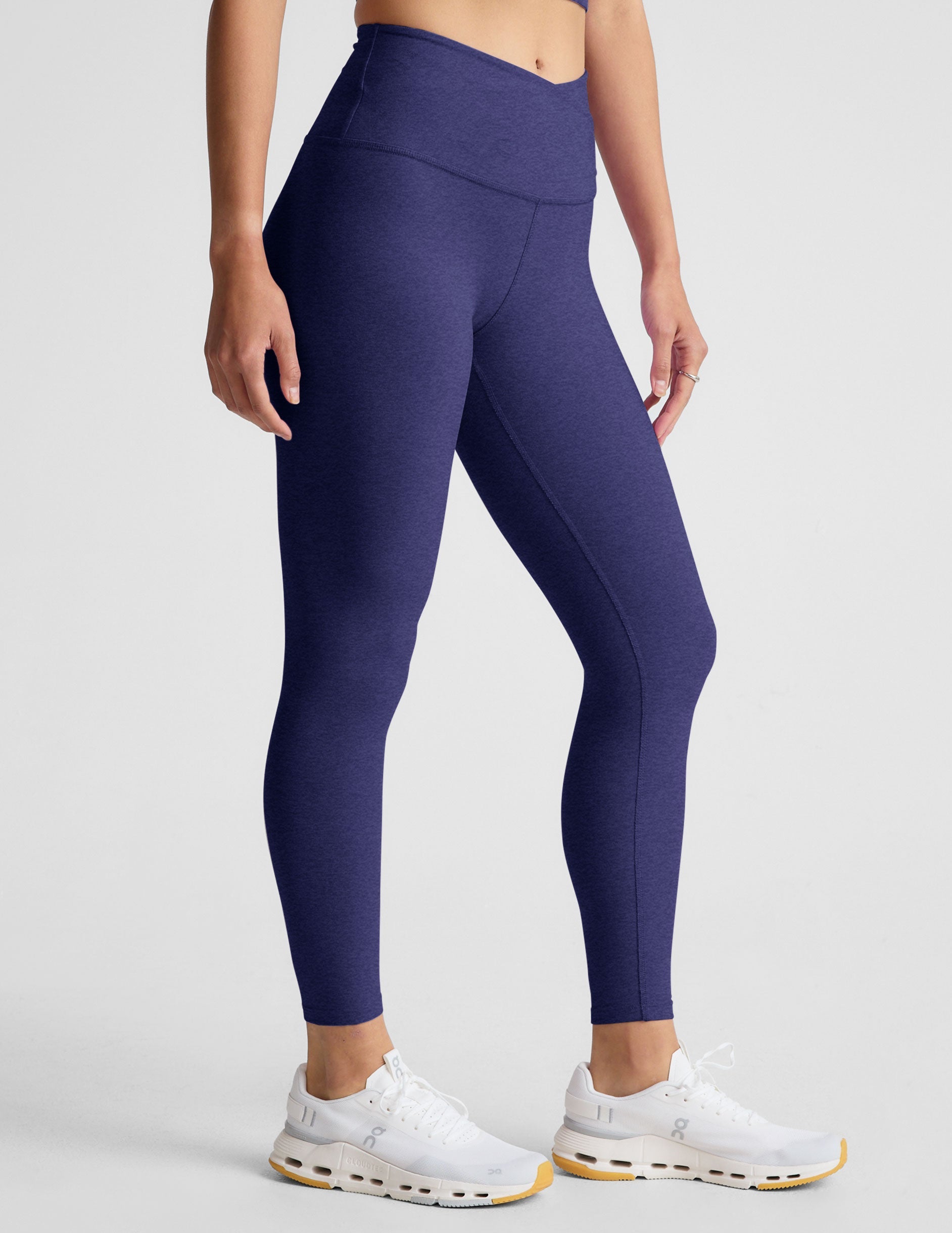Soft Spacedye High-Waisted Midi Leggings: Comfort, Style, Flattering Fit for All