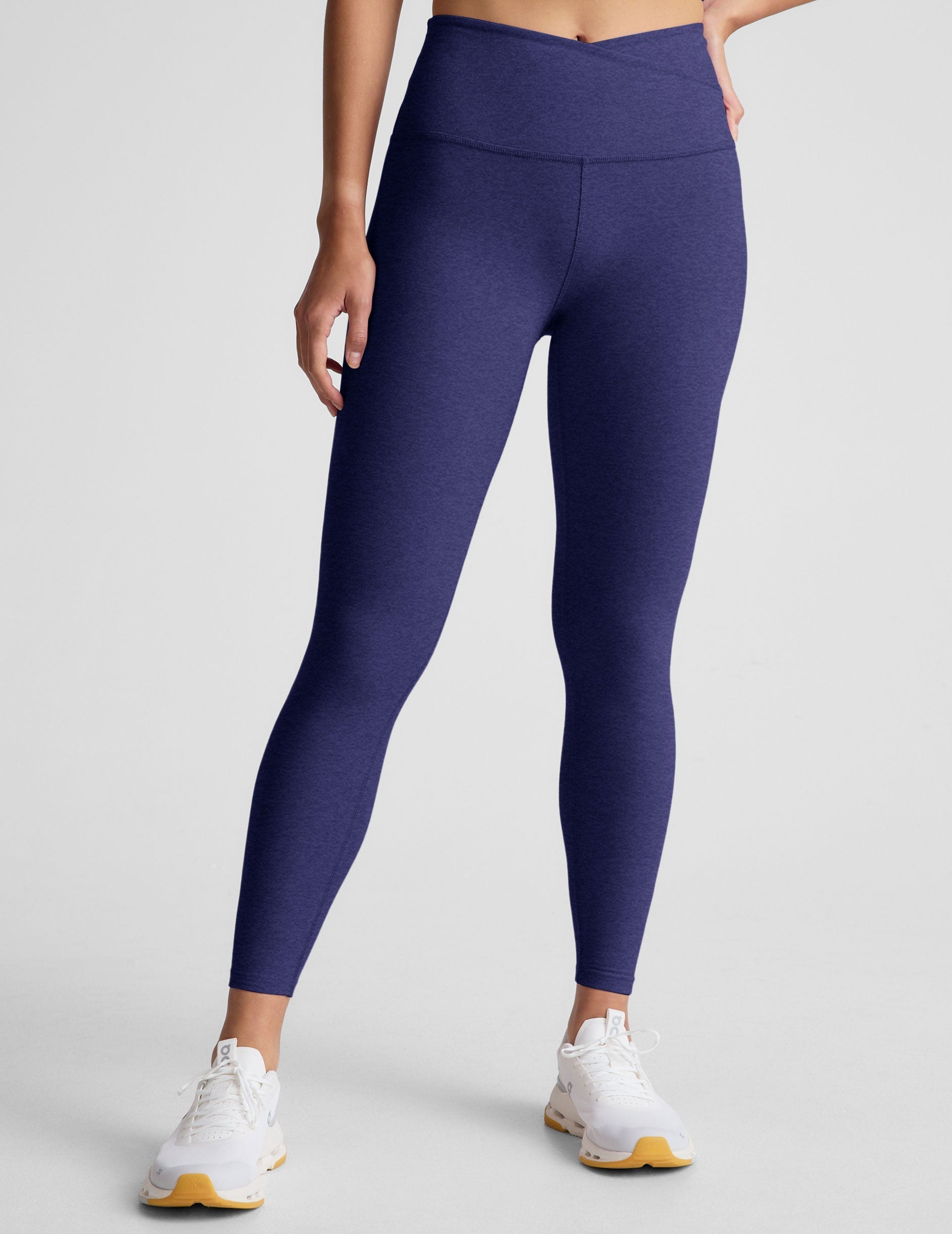 Soft Spacedye High-Waisted Midi Leggings: Comfort, Style, Flattering Fit for All