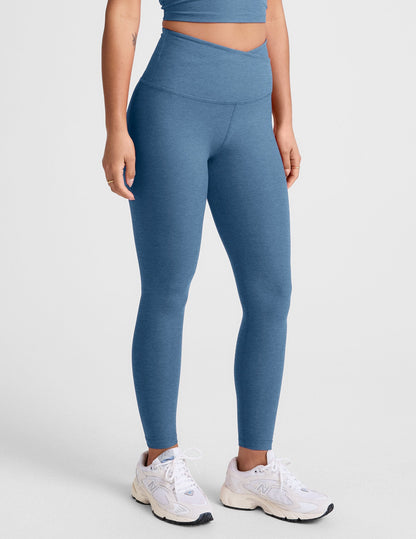 Ultra Soft Spacedye High-Waisted Midi Leggings: Versatile Yoga, Workout, and Daily Comfort