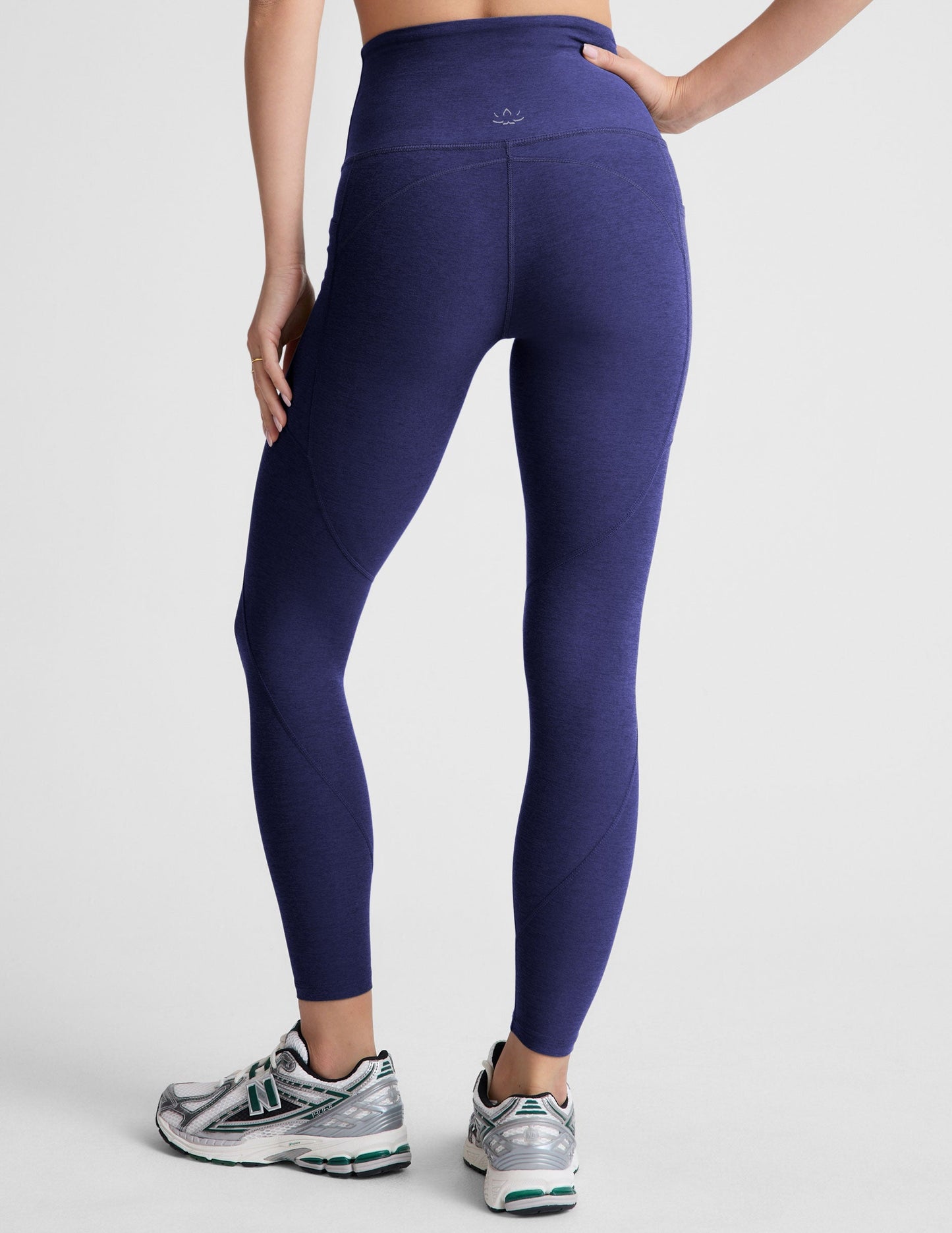 Soft Spacedye Equipped Midi Leggings with Pockets - Ultimate Comfort & Style