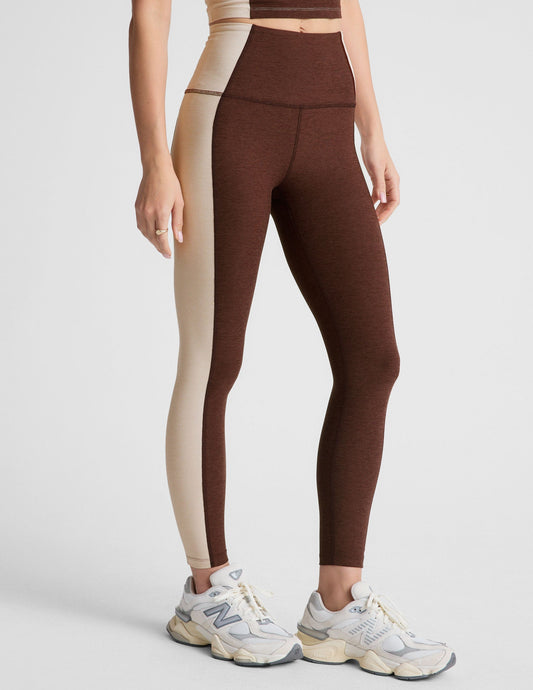 High-Waisted Spacedye Colorblock Midi Leggings, Vitality Collection for Women