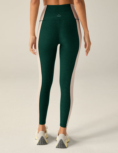 Spacedye Vitality High-Waisted Colorblock Midi Leggings for Women Activewear