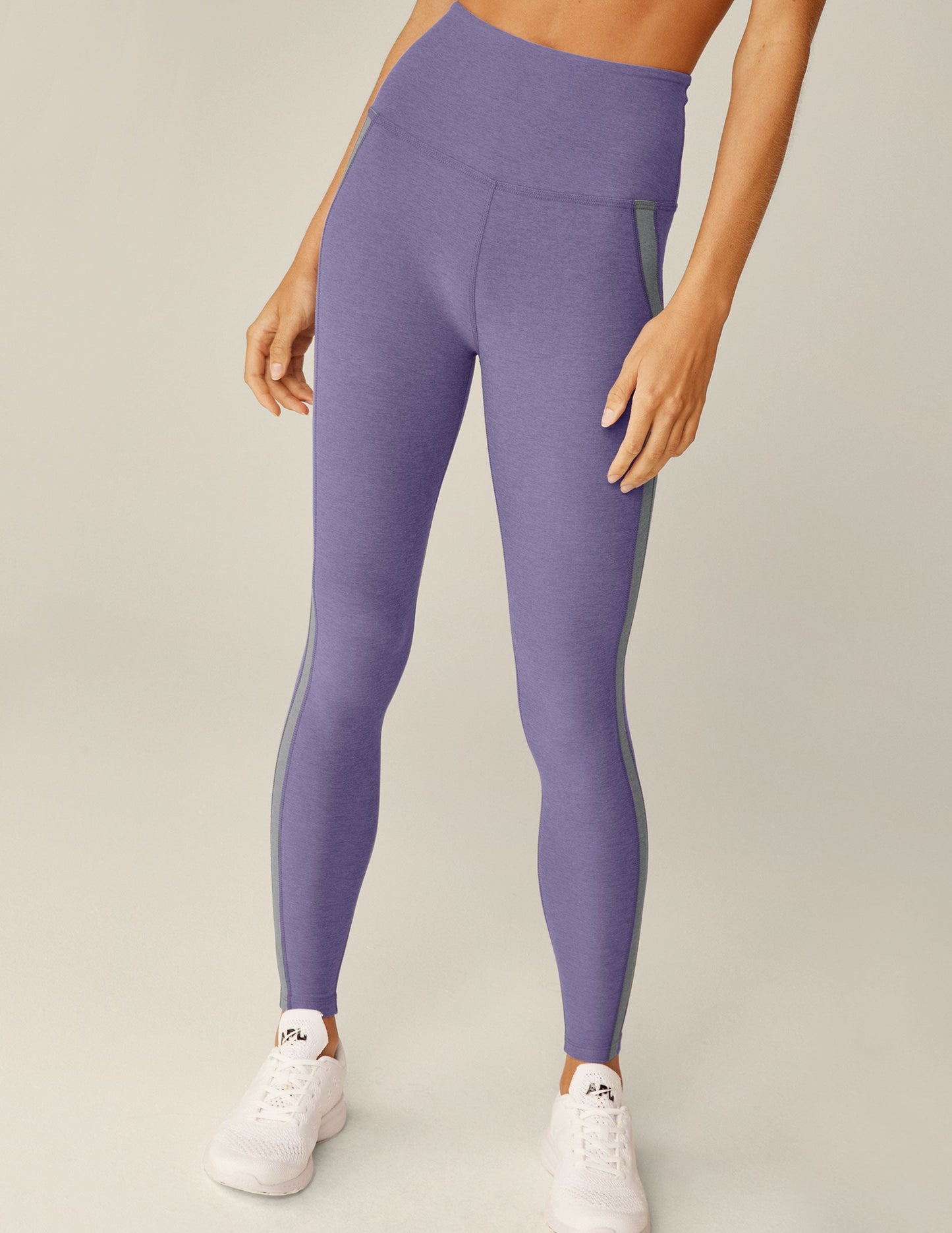 Spacedye Top Line High-Waisted Midi Leggings: Ultra-Soft, Stylish Trim