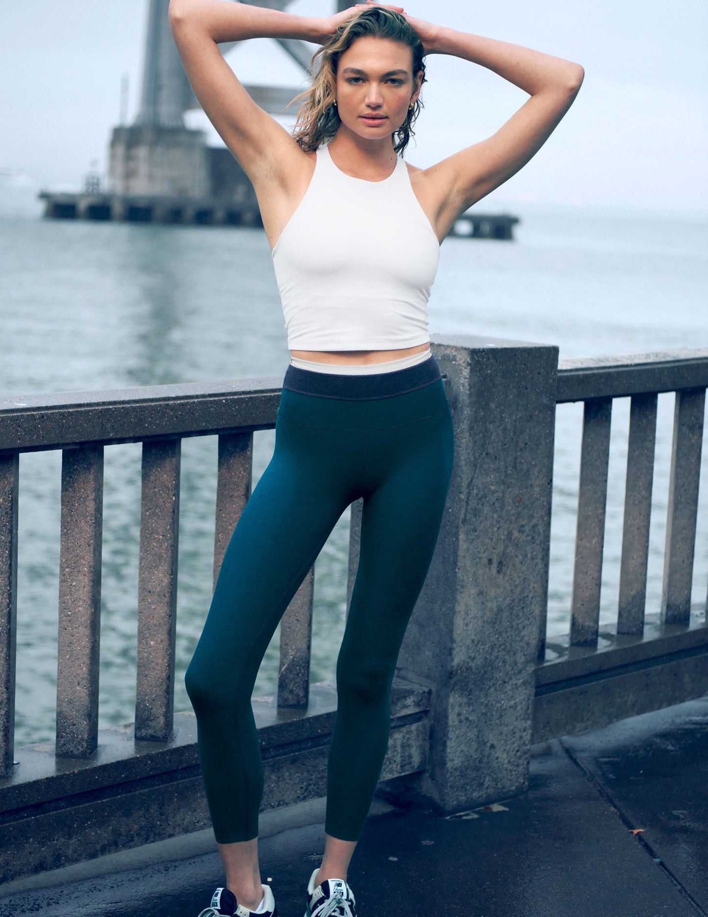 Beyond Yoga Spacedye Horizon Colorblock Midi Leggings – Soft, High Waist Fit