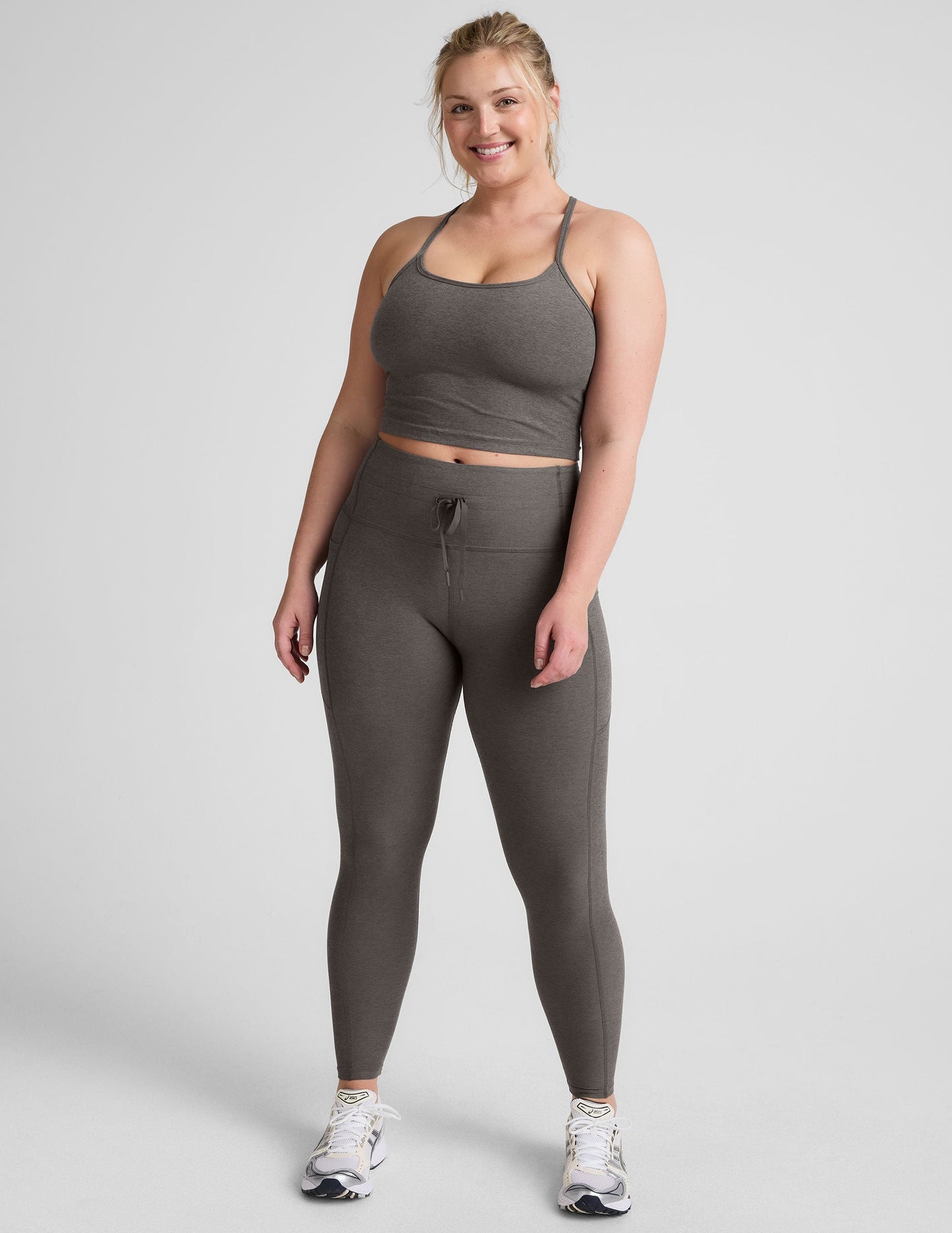 Beyond Yoga Spacedye Go Pocket Midi Legging: High-Waist, Drawstring, Side Pockets