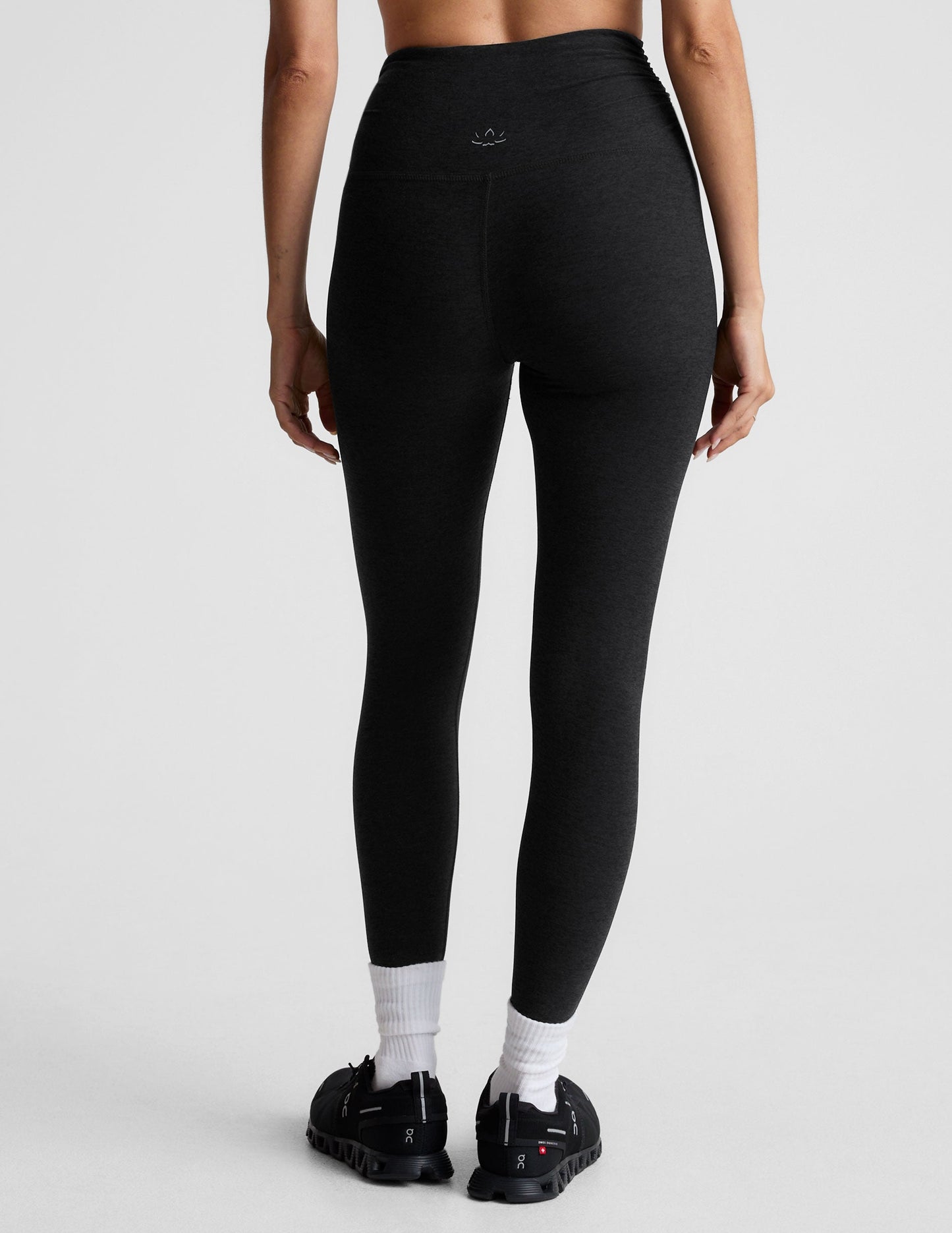 High-Waisted Spacedye Shirred Barre Leggings for Ultimate Comfort & Style