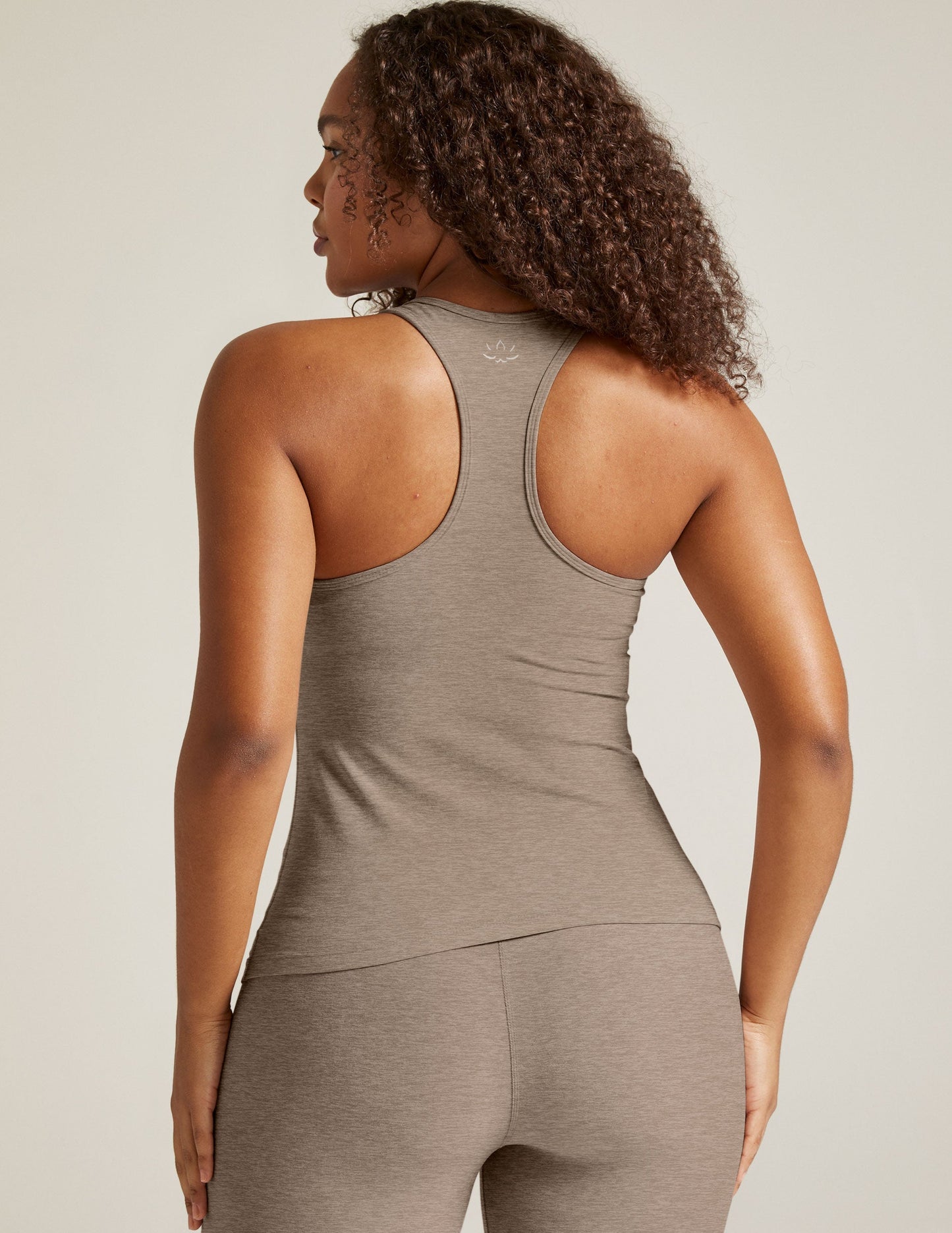 Spacedye Step Up Racerback Tank: Ultra-Soft Activewear with Built-in Bra
