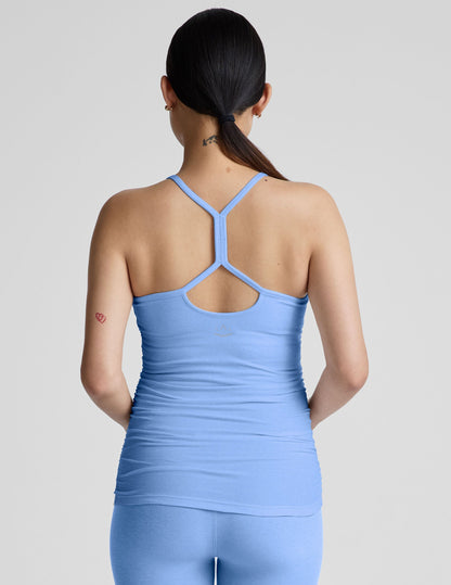 Spacedye Cool Maternity Racerback Tank: Ultra Soft, Built-in Bra, UPF 50+