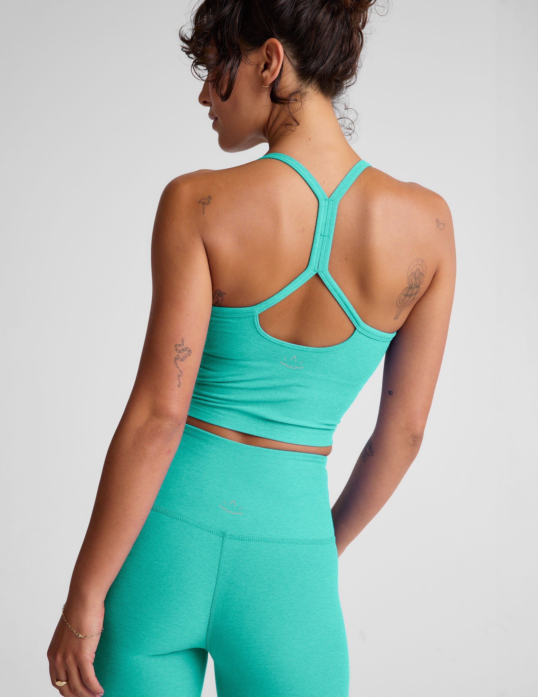 Beyond Yoga Spacedye Slim Racerback Cropped Yoga Tank: Ultimate Comfort, UPF 50+ Protection