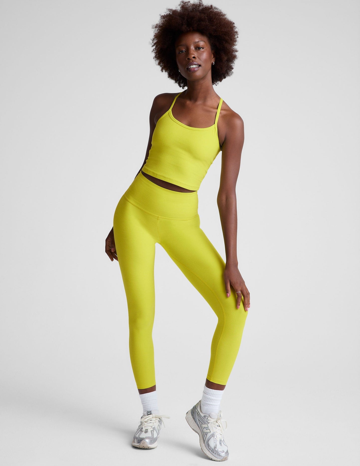Beyond Yoga Spacedye Slim Racerback Cropped Tank: Activewear Comfort & Style