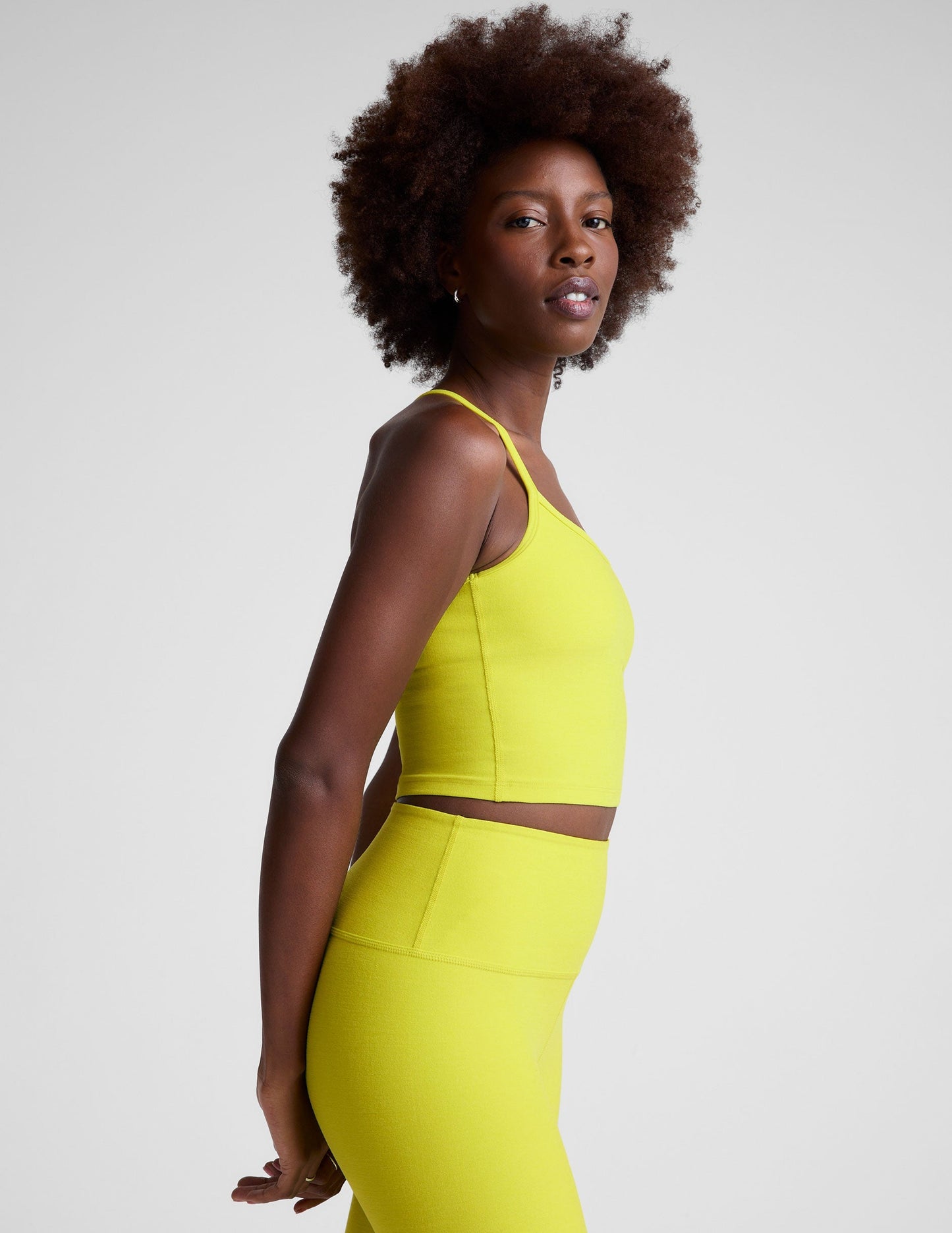 Beyond Yoga Spacedye Slim Racerback Cropped Tank: Activewear Comfort & Style