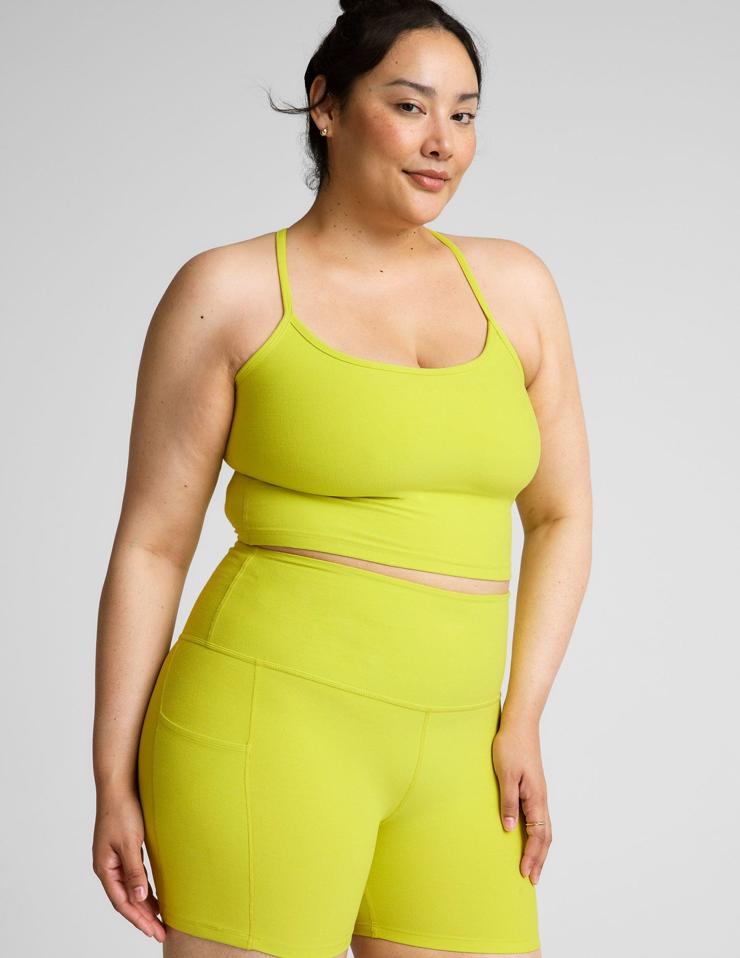 Beyond Yoga Spacedye Slim Racerback Cropped Tank: Activewear Comfort & Style