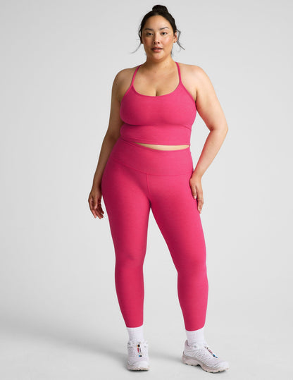 Beyond Yoga Spacedye Slim Racerback Cropped Tank with Built-in Bra