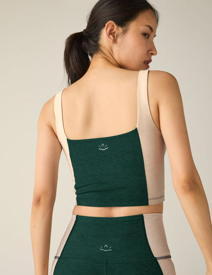 Spacedye Vitality Colorblock Cropped Tank Top - Stylish Activewear for Women