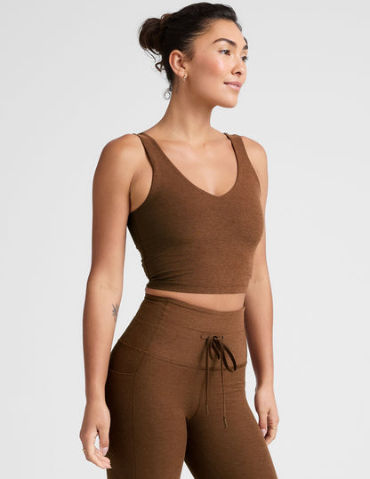 Beyond Yoga Spacedye V-Neck Cropped Tank Top: Comfortable Activewear & Everyday Style