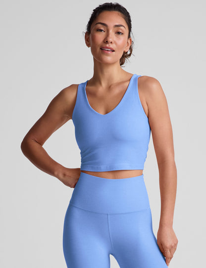 Beyond Yoga Women's Spacedye V-Neck Cropped Tank Top Activewear