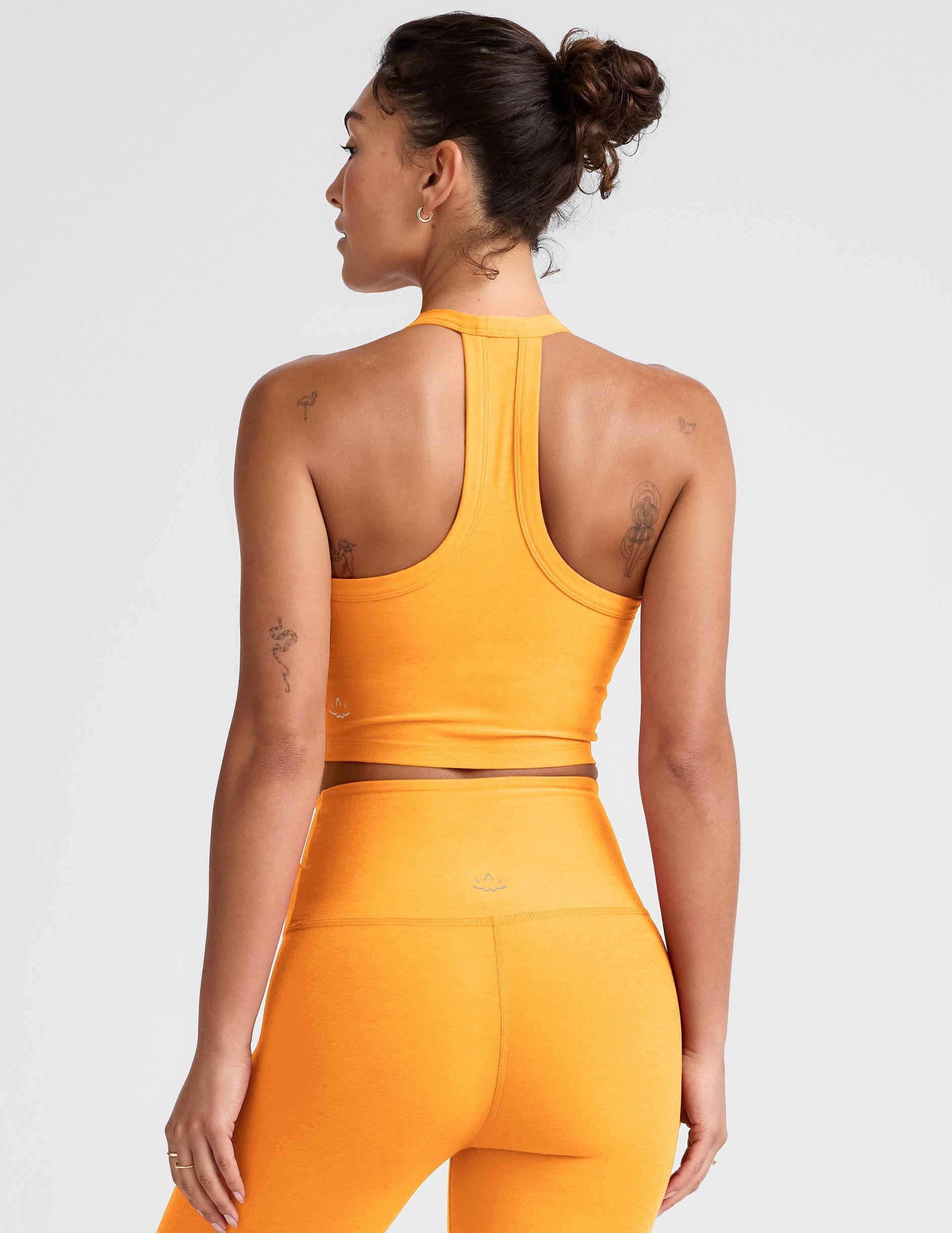 Beyond Yoga Spacedye Cropped Tank: V-Neck, Racerback, Built-in Bra, Comfort