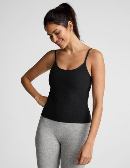 Versatile Spacedye Forever Tank Top: Adjustable Straps, Mid-Length, Flattering Fit