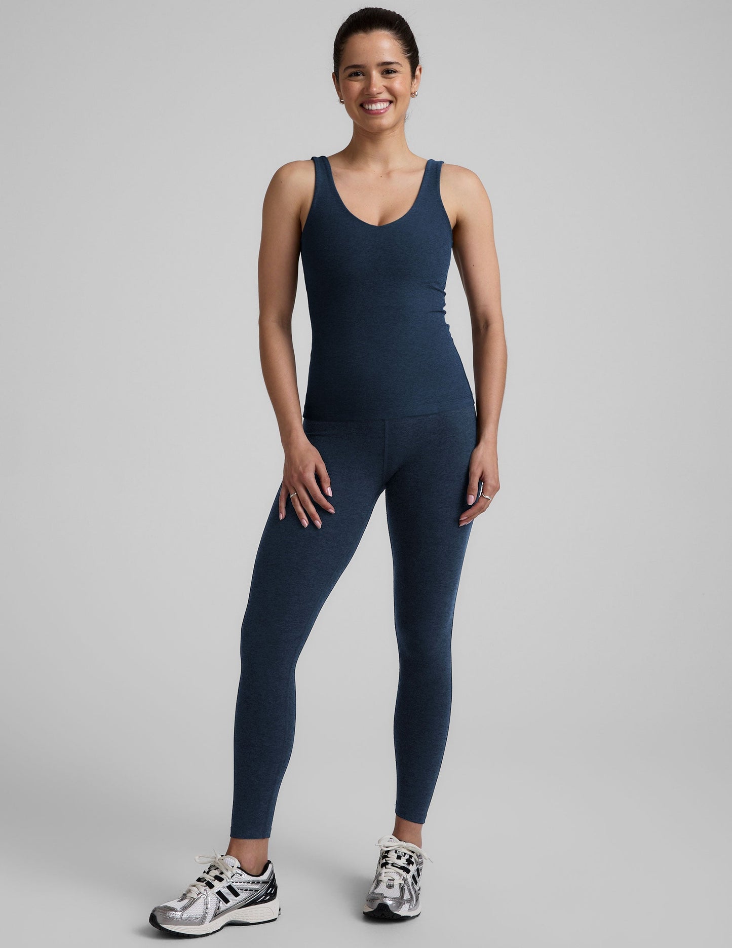 Beyond Yoga Spacedye Classic V-Neck Tank with Built-in Bra for Comfort