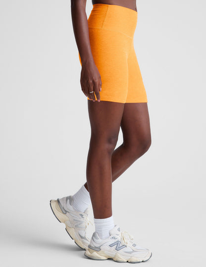 Spacedye Keep Pace 5-inch High-Waist Yoga Biker Shorts: Perfect Activewear